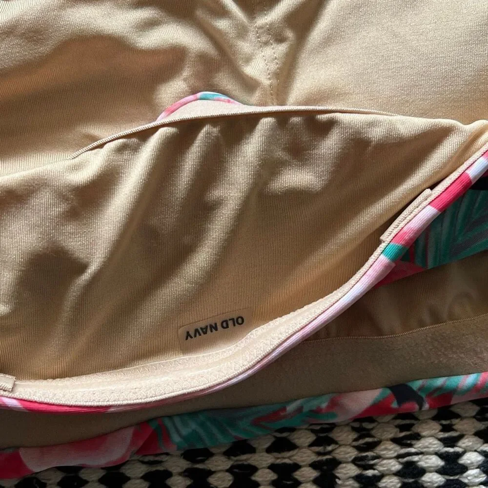 Old Navy Size large flamingo Strapless Bikini Top Swimsuit